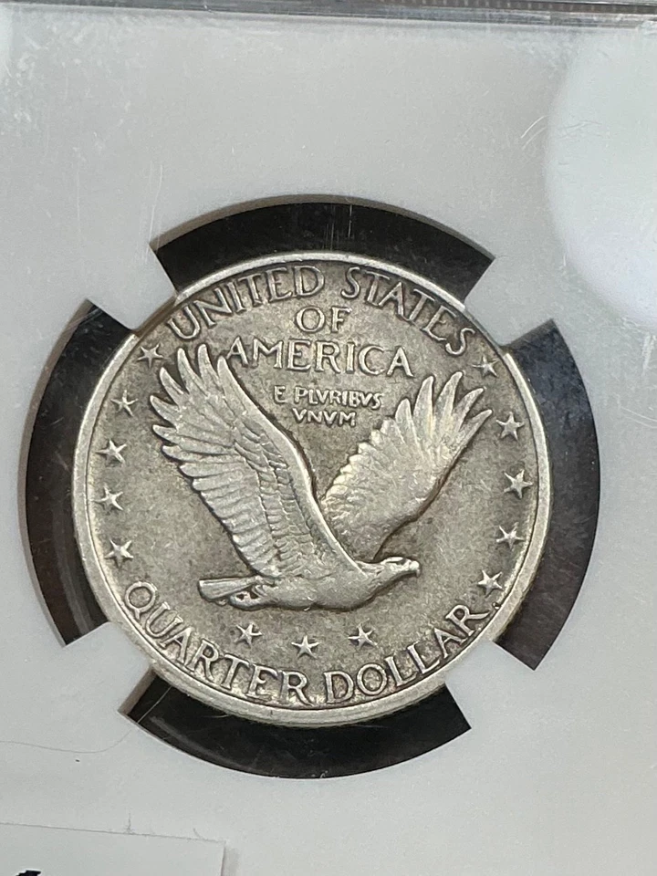 NGC XF45 1919 D STANDING LIBERTY QUARTER VERY TOUGH DATE GREAT EYE APPEAL - Image 2 of 3
