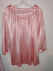 Vtg BLAIR  Silky Peach Pajama Top  Lingerie Sz Lg