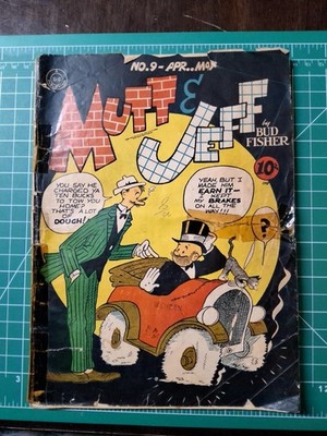 MUTT AND JEFF #9 1943 OW PAGES COMPLETE SEE DESCRIPTION PLZ
