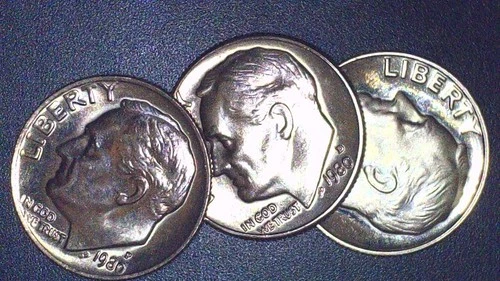 1980 PDS Roosevelt Dimes - Free Shipping