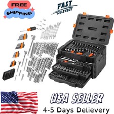 450-piece Mechanics Tool Tool Set 12 14 38 Metric Imperial Socket Wrenches