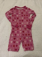 Little Sleepies Valentines Day 2 Piece Long Sleeve 5/6 Pajama Set