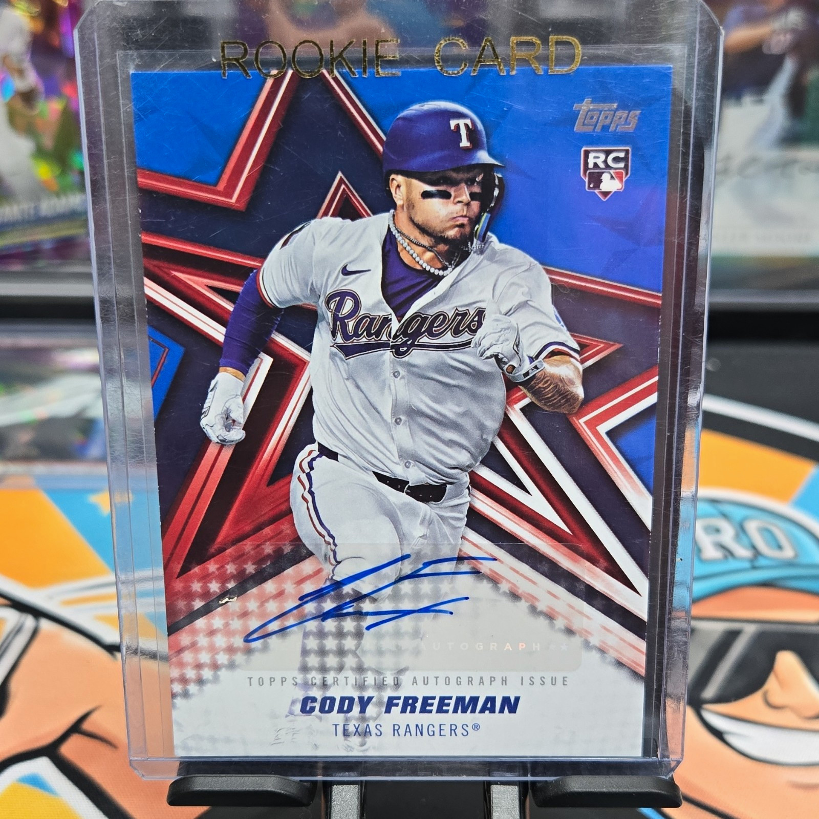 Topps 2026 Series 1 Cody Freeman Baseball Stars Auto Blue /150 RC #BSA-CFR