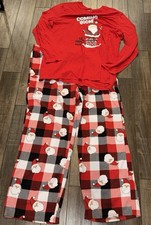 Mens Jammies For Your Families Size 2XLT Christmas Pajamas Santa 2XL Tall Pants