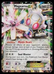 Magearna EX 75/114 XY Steam Siege Holo Ultra Rare