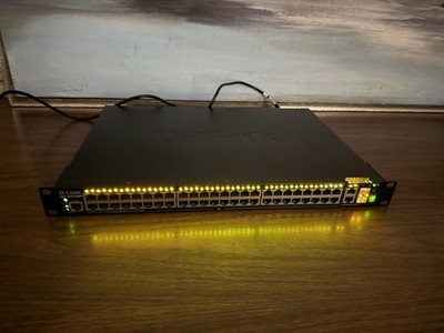 D-Link DGS-1520-52MP  Managed Gigabit Ethernet POE (1 Fan Need To Be Replace)