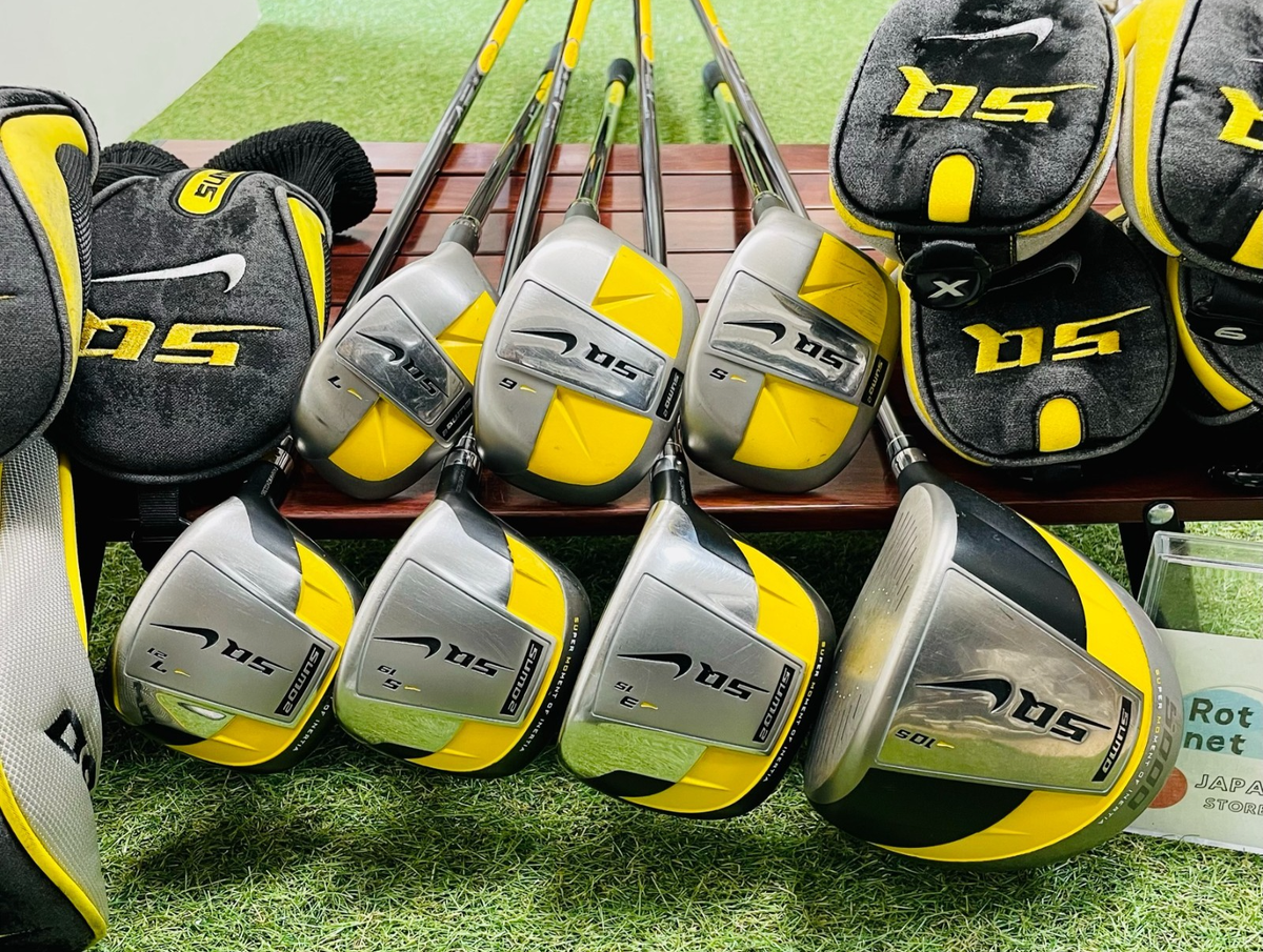 NIKE Set SQ SUMO 1w SUMO2 3w 5w 7w 5hy 6hy 7hy 7Pics SR Flex Golf