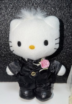 HELLO KITTY, DEAR DANIEL WEDDING KITTIES, 6” PLUSH PAIR, RARE
