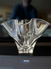 Vintage Steuben Handkerchief Vase 5"  Art Glass #8703, Signed