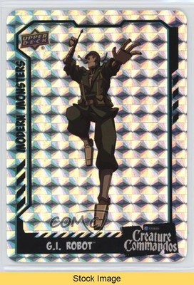 2025 DC Creature Commandos Modern Monsters Stickers GI Robot #MM-15 READ 1o9h