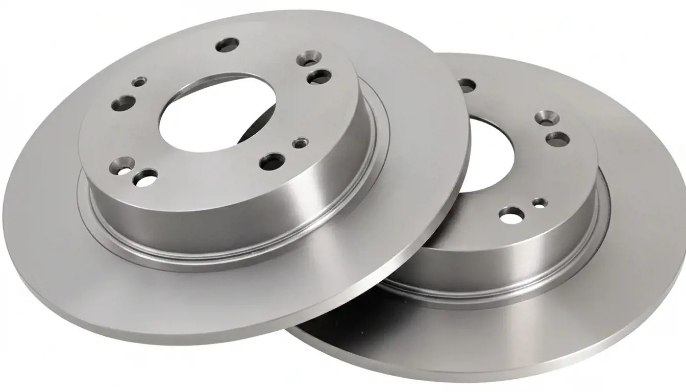 2x Brake disc solid 17798 A.B.S. for HONDA CIVIC VIII Saloon CIVIC IX Saloon