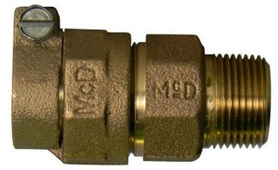 A.Y. McDonald 5132-191 Adapter 2'' PVC Compression x MPT Lead-Free Brass
