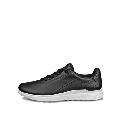 ECCO Men's S Casual Waterproof Golf Shoe - 10281401001 - Black - 11-11.5