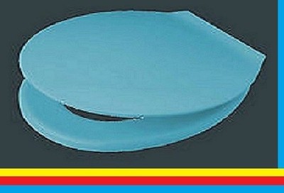 Pagette Exclusiv WC Sitz bermudablau mit Edelstahlscharnieren NEU