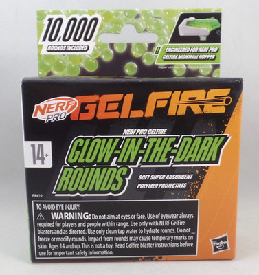 Nerf Pro Gelfire Rounds 10,000 Glow in The Dark For Nerf Pro Gelfire Blasters