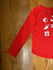 Two Girl Size 7 SO Christmas Graphic Print  Round Hem T-Shirts (1) Red (1) Green — photo 7