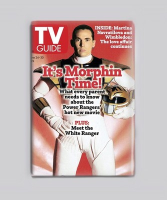 Power Rangers Jason David Frank TV Guide 1995 - 2''x3'' Fridge MAGNET
