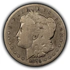 1879-CC $1 Morgan Silver Dollar - VG Key Date Capped Carson City - SKU-B4973