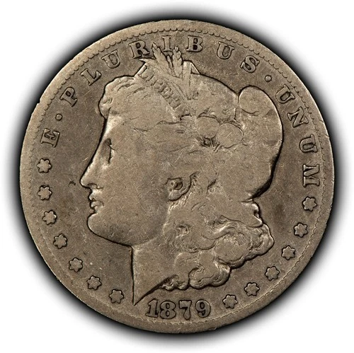 1879-CC $1 Morgan Silver Dollar - VG Key Date Capped Carson City - SKU-B4973