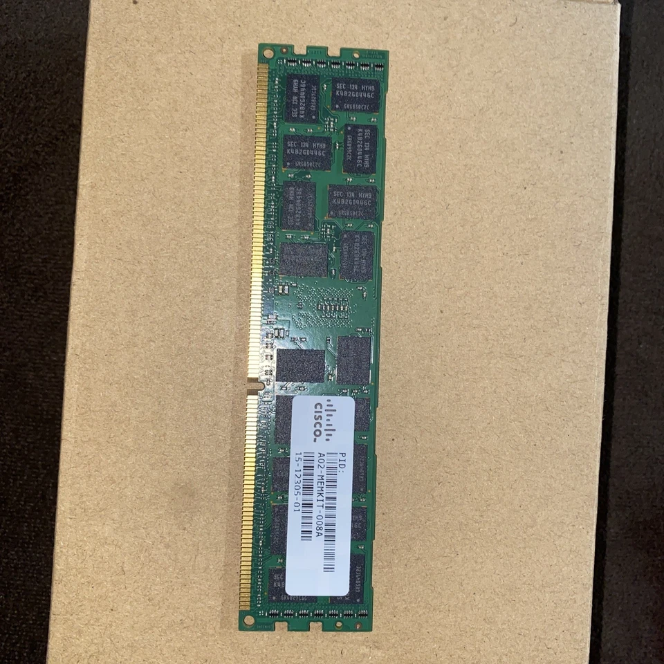 Cisco 15-12305-01 Samsung 8GB 2Rx4 PC3L-10600R-09-10-E1-D2 Ram - Image 4 of 4