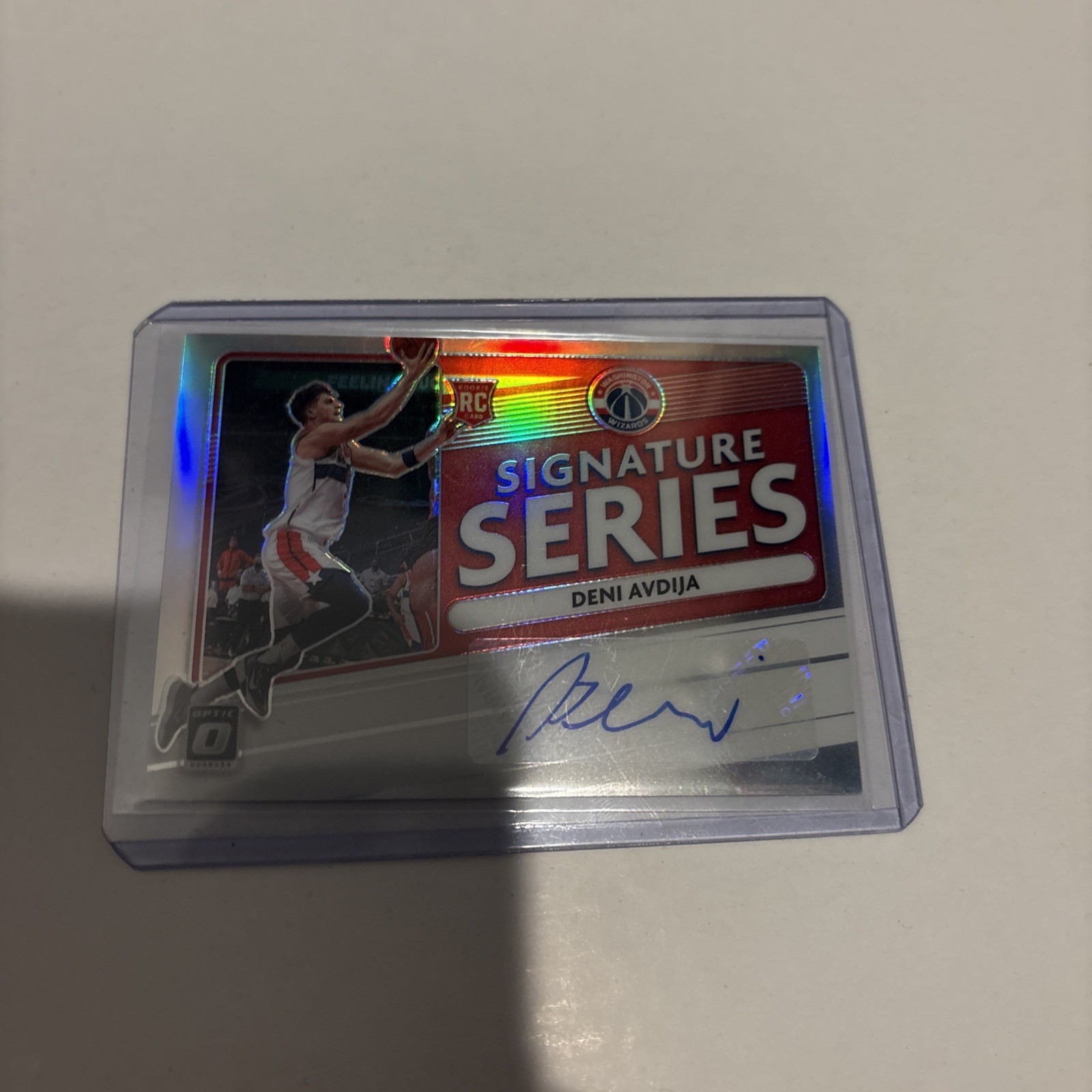 2020-21 Panini Donruss Optic Signature Series Holo Prizm Deni Avdija Auto