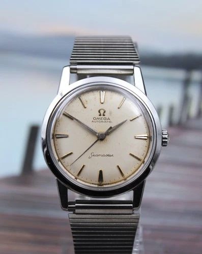 Classic Men's Omega Seamaster Automatic Caliber 591 Wristwatch  c.1960