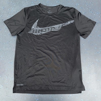 Nike Drei- Fit  Schwarze Sport Shirt Nike Pro Größe M