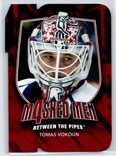 2011-12 ITG Between The Pipes Tomas Vokoun Masked Men Ruby Die Cut Insert #MM-48