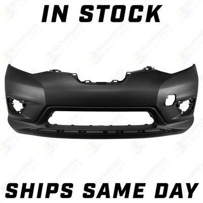 NEW Primered - Front Bumper Cover Replacement for 2014 2015 2016 Nissan Rogue