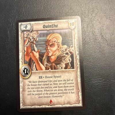 Jb8a Warlord Saga Of The Storm Ccg￼ Quinthe Elf House Syneri
