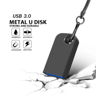 Portable Mini Metal USB Flash USB3.0 Flash Drive Memory Stick USB Storage Device