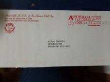 australia commercial cover used 1999 special postmark as in pic redcliffe rsl