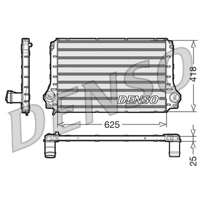DENSO Intercooler DIT50003 - Charger - Genuine OE Part