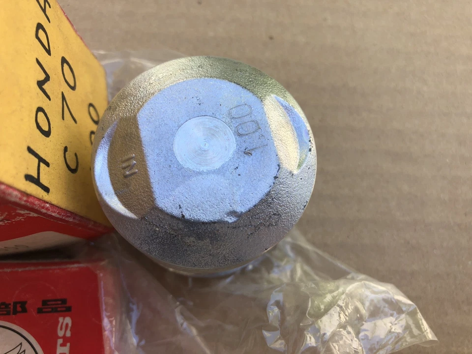 HONDA CT70 XL70 C70 CL70 1977 1978 1979 поршень и кольца 4 O/S 1,00 мм набор N.O.S - Изображение 2 из 4