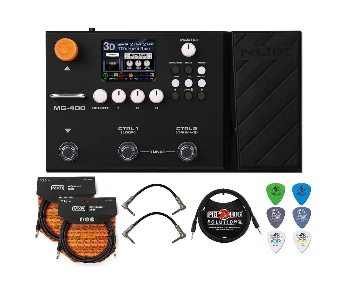 NUX MG-400（最新V2.1.1）マルチエフェクター MG-400 | Multi-Effects | Products | ARIA 荒井貿易株式会社