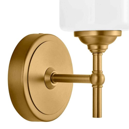 Home Decorators Ayelen 1Light Matte Brass Indoor Wall Sconce Modern