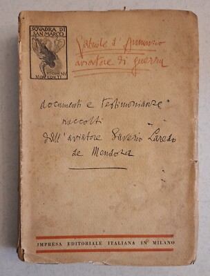 GABRIELE D'ANNUZIO AVIATORE DI GUERRA IMPRESA EDITORIALE ITALIANA 1930