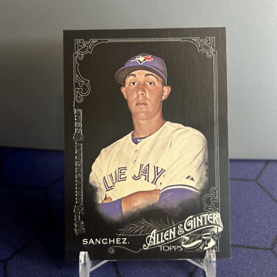 2015 Allen and Ginter X Black Aaron Sanchez 10th Anniversary #348