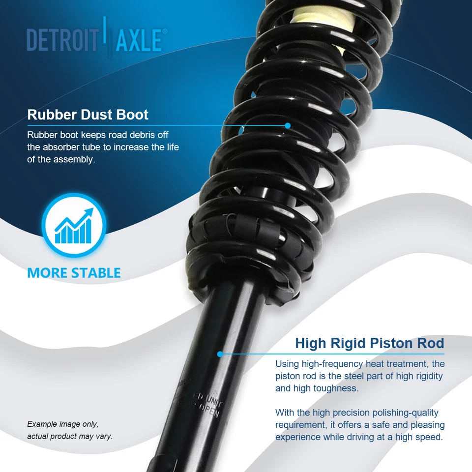 Muelle helicoidal de puntal delantero para Ford Fusion Mercury Milan Lincoln MKZ 2010 2011 2012 Foto 4 de 4