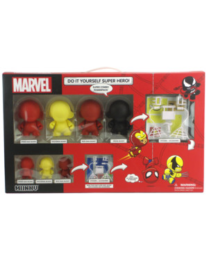 Kidrobot Marvel Munny Super Hero Combo Power Pack Spider-Man Venom