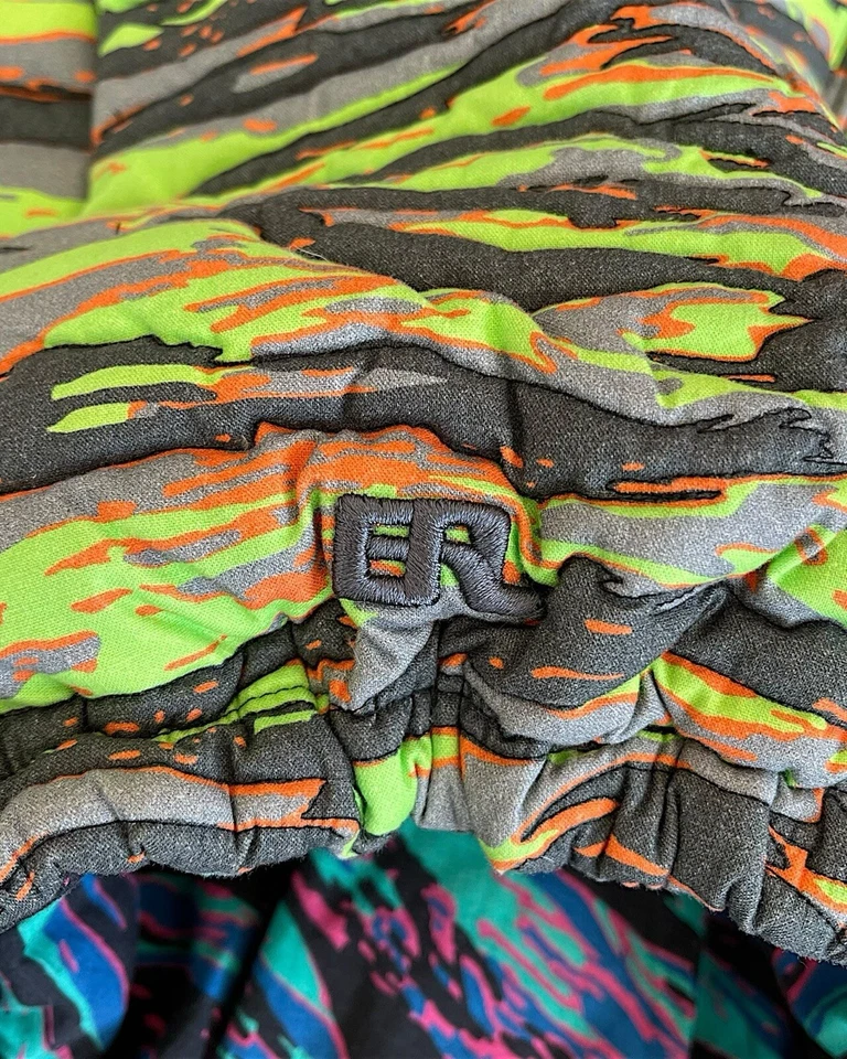 ERL Quilted Tiger Camo Pattern Down Puffer Jacket 100% Authentic Mens - Image 4 of 4