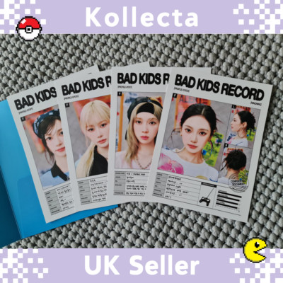 Kpop Aespa 2025 Seasons Greetings On The Clock Profile Set x4 Complete - UK