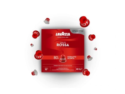 Lavazza Qualità Rossa Espresso Capsules, Nespresso Original 80 Count