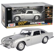 ASTON MARTIN DB5 RHD SILVER 007 JAMES BOND 1/24 DIECAST MODEL BY MOTORMAX 79857