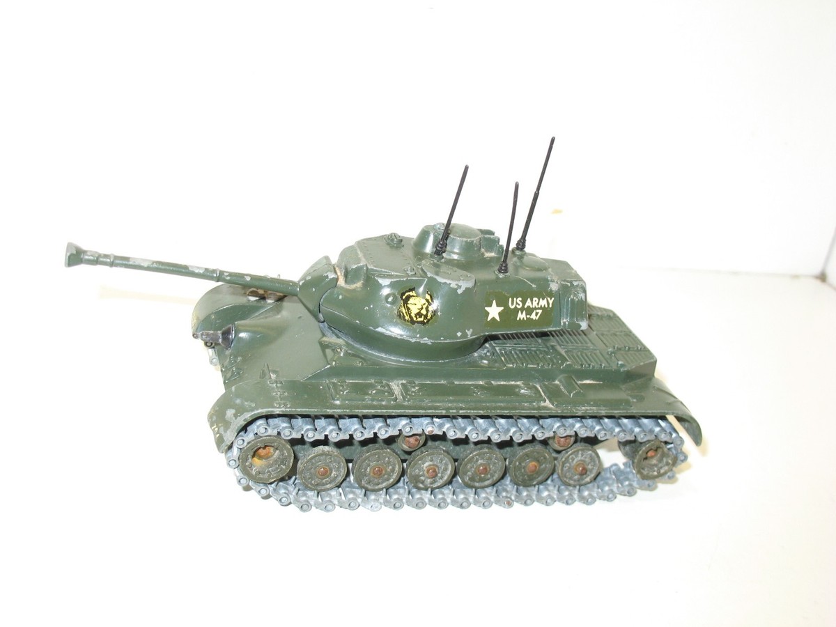 Le Char Patton M47 Vert De L'armée Française En Miniature Par Solido Au 1 50e 13368