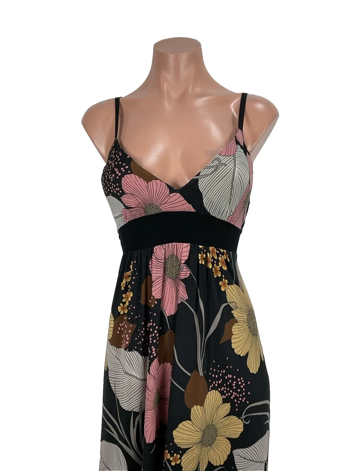 Vestido de hadas vintage Y2k Forever 21 XX1 paisley boho pequeño maxi floral Foto 3 de 4