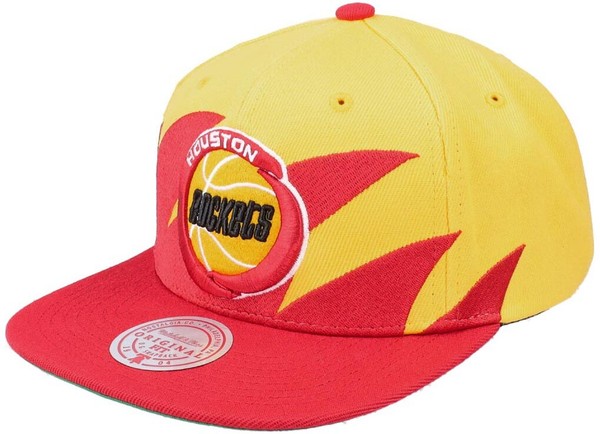 Mitchell & Ness Houston Rockets Sharktooth Nba Snapback Cap And Basecap-image