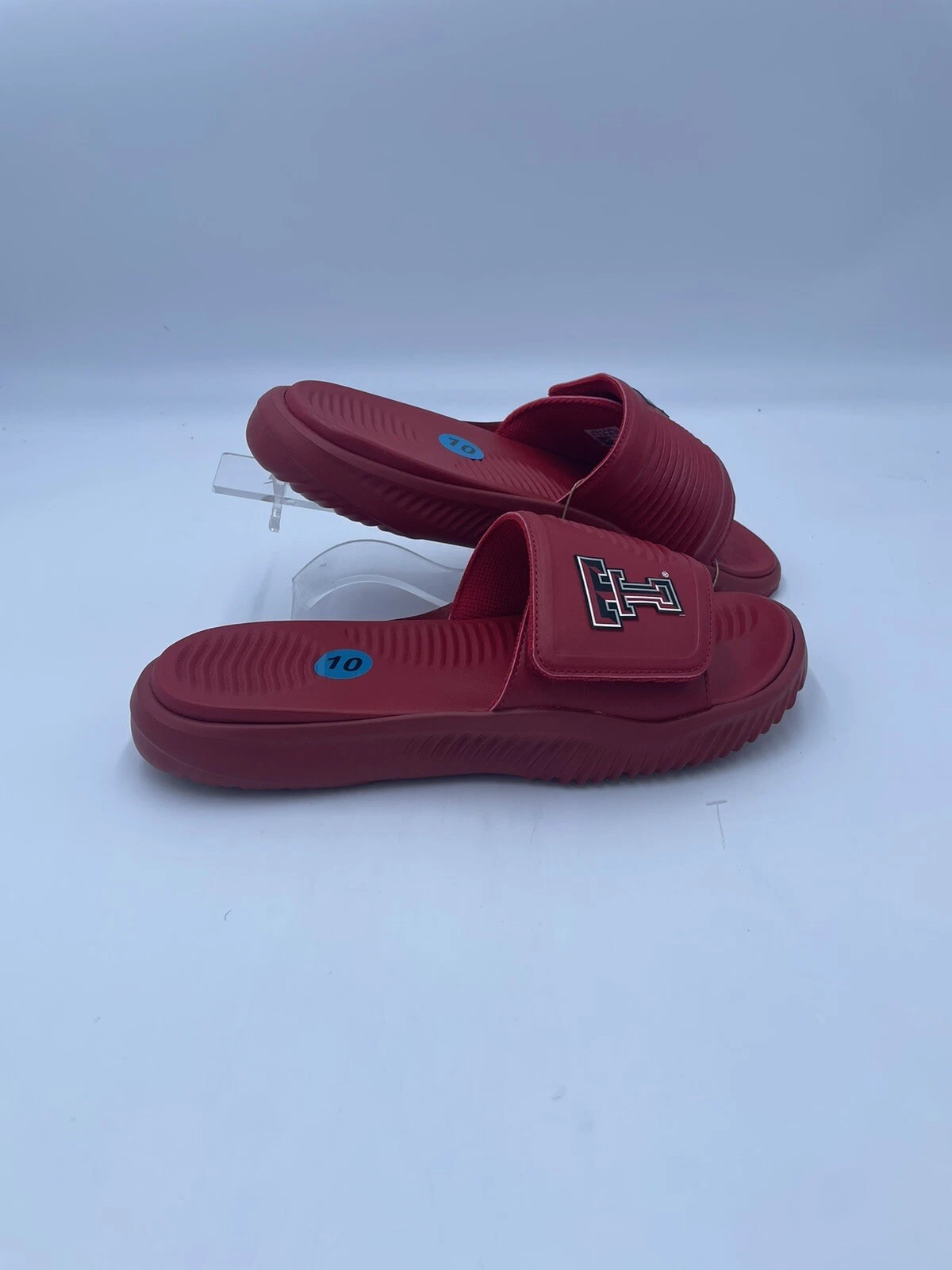 Adidas Alphabounce Slide 2.0 Texas Tech Rosso Nero Uomo Taglia 10 JI2527