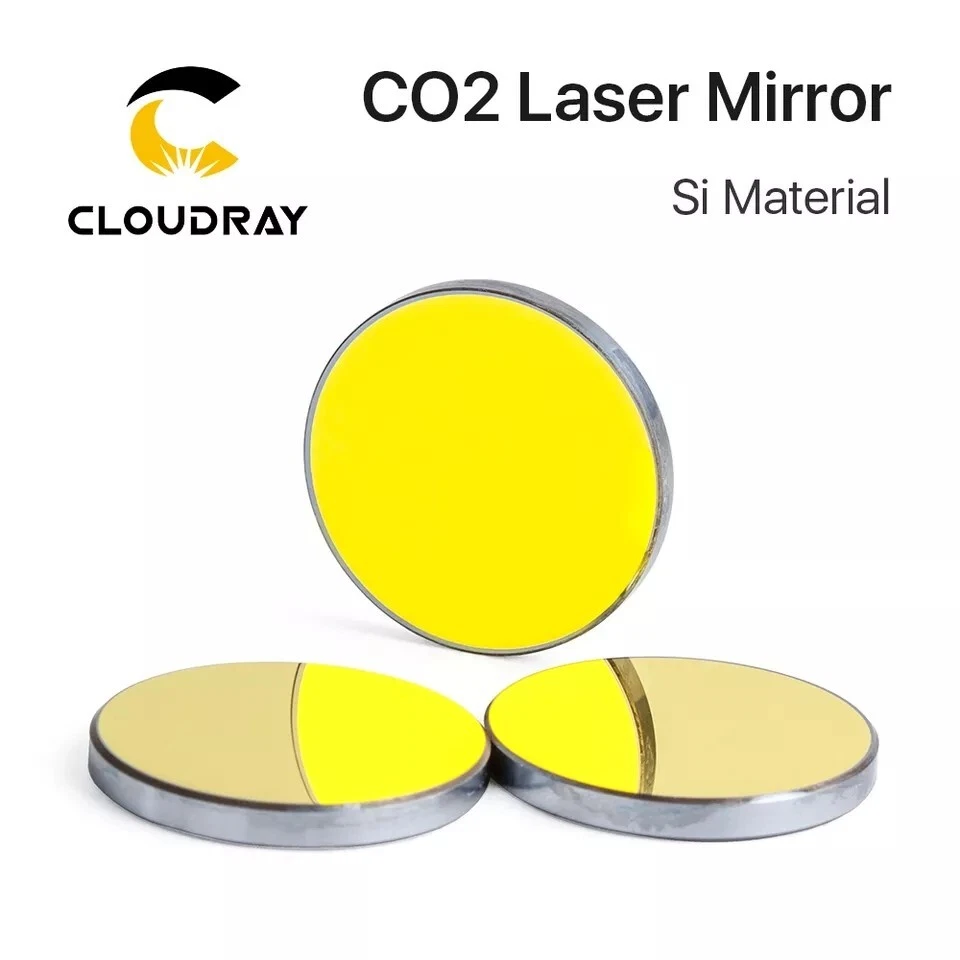 3x 25mm Cloudray Co2 Si Reflective Mirrors for Laser Cutter OMTECH Fast Dispatch