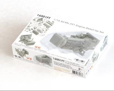 Pontos Modell 16001F Maßstab 1:16 Sd.Kfz. 251 Motordetail Up Set